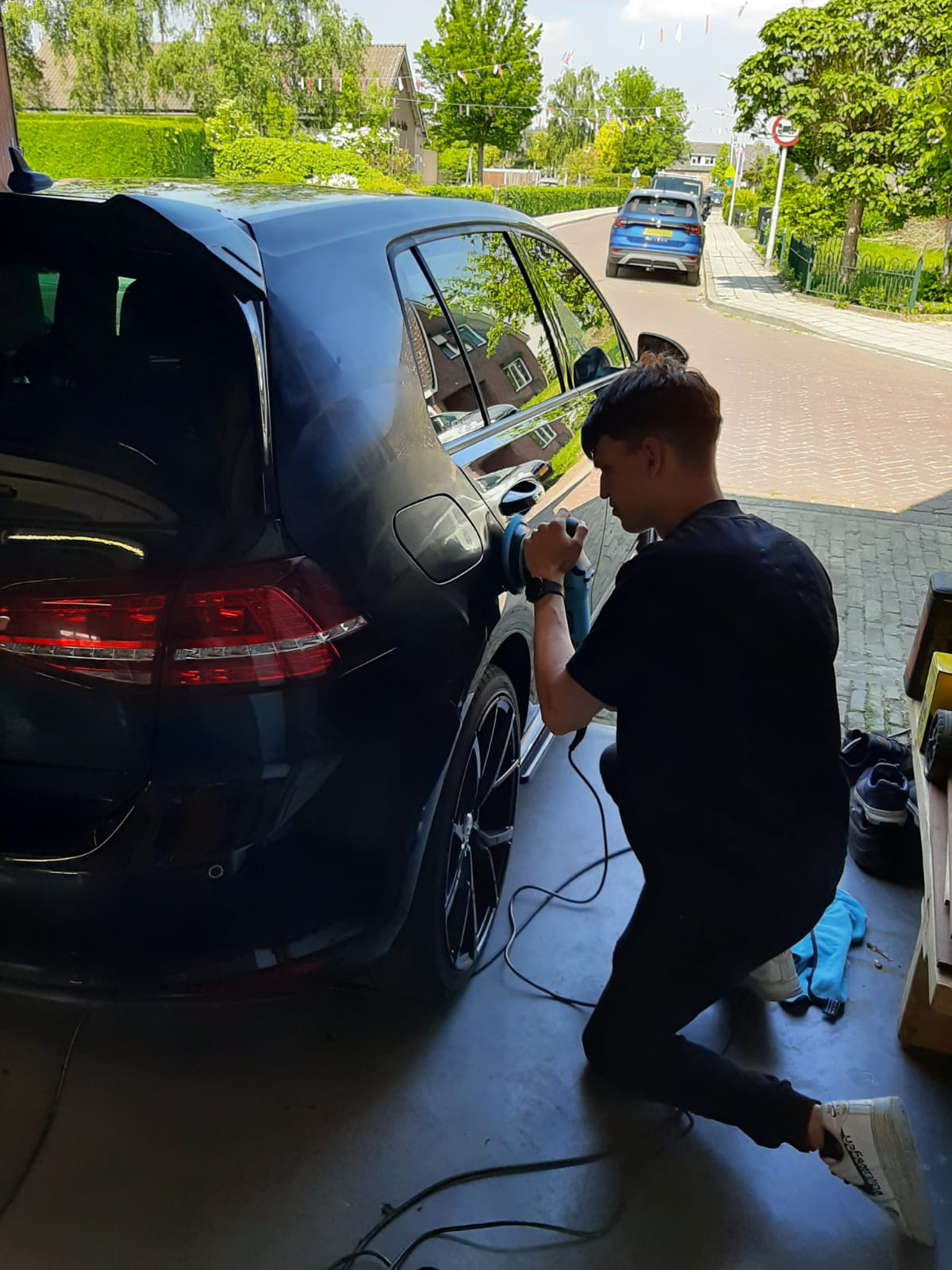 Auto detailing achtergrond